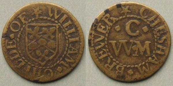 Chesham, brewer's 17th century token